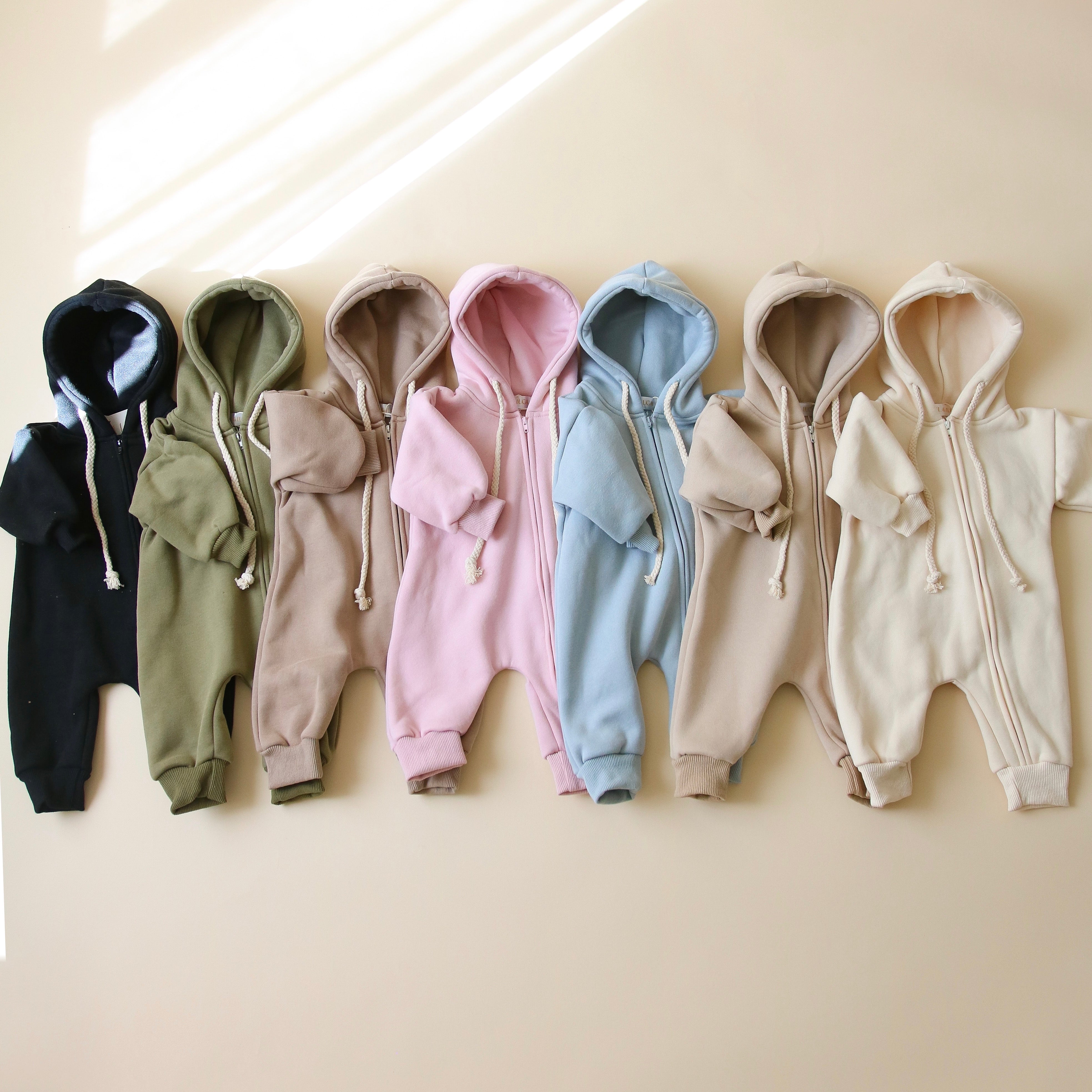 Zip Up Hooded Jumpsuit