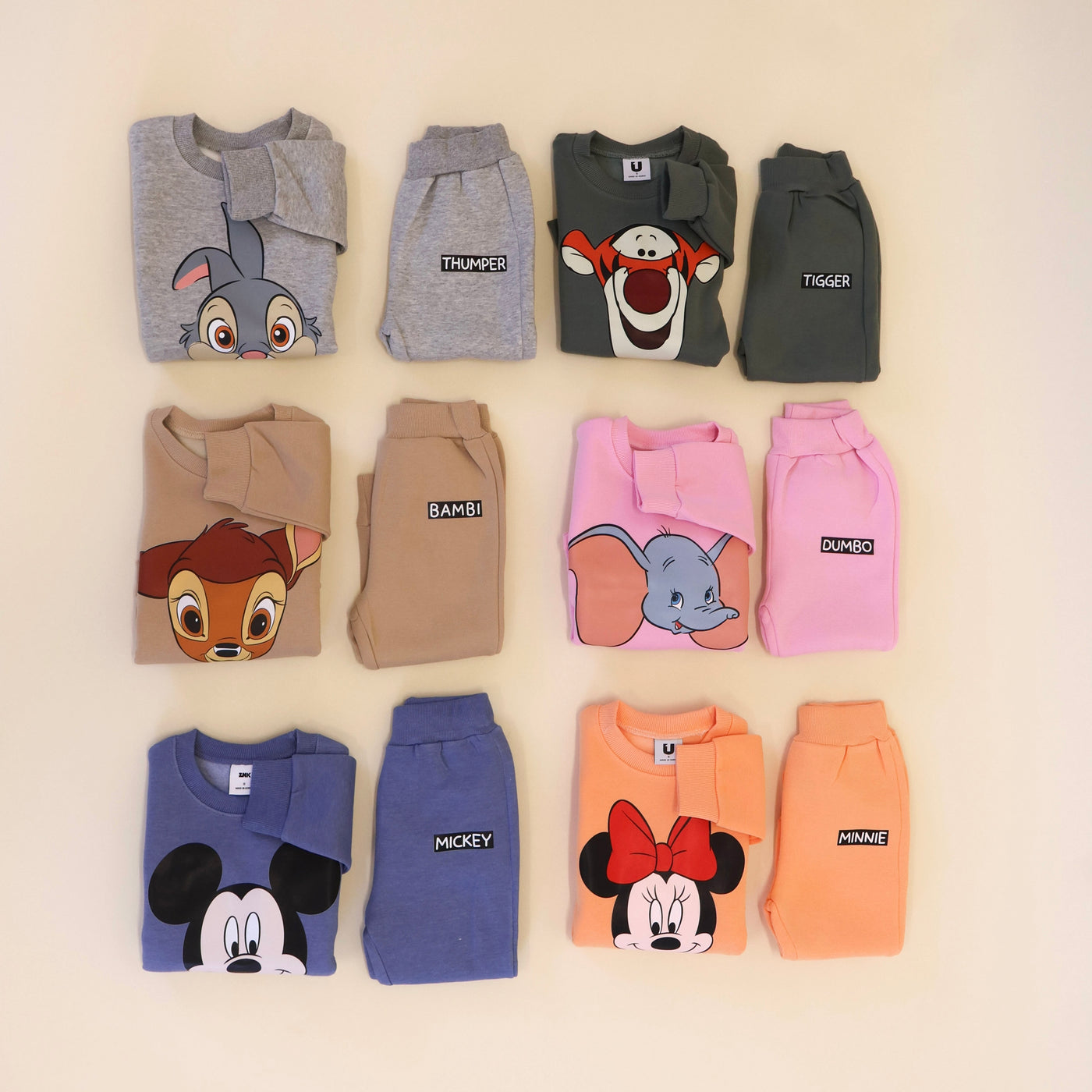 Disney Character Sweat Sets