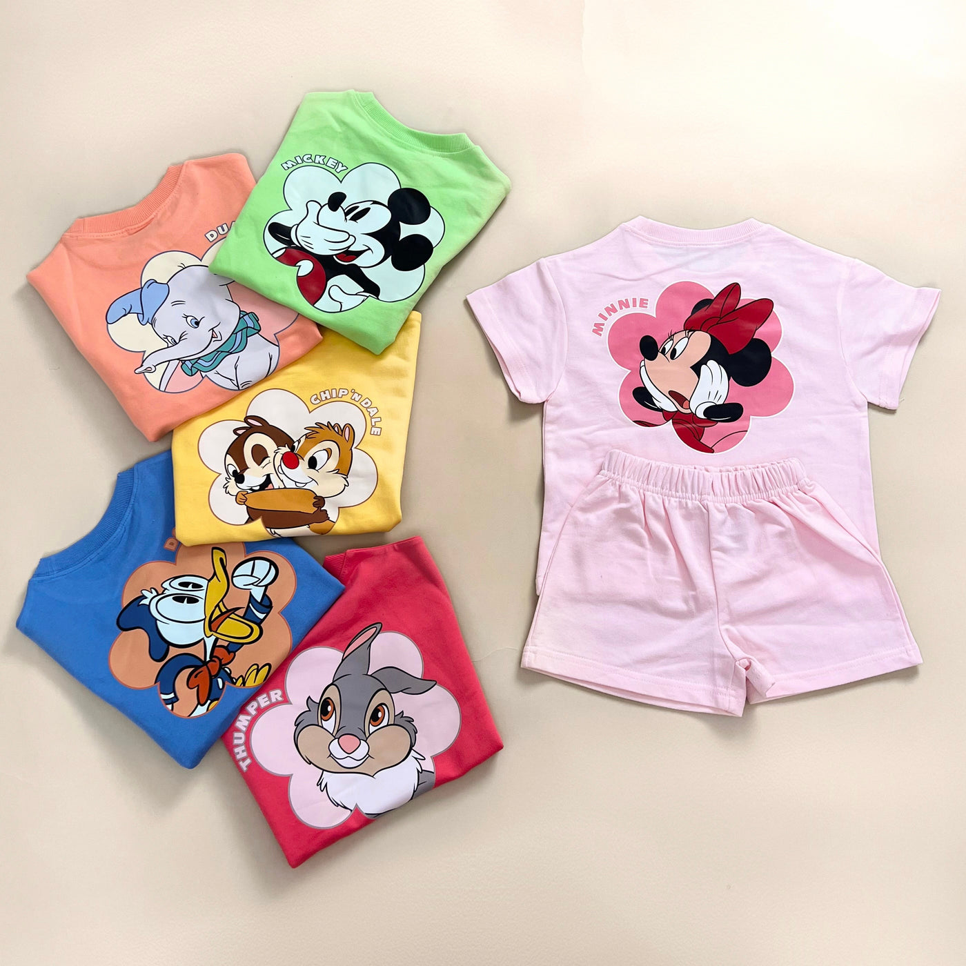 Mickey Friends Character Tshirt Set