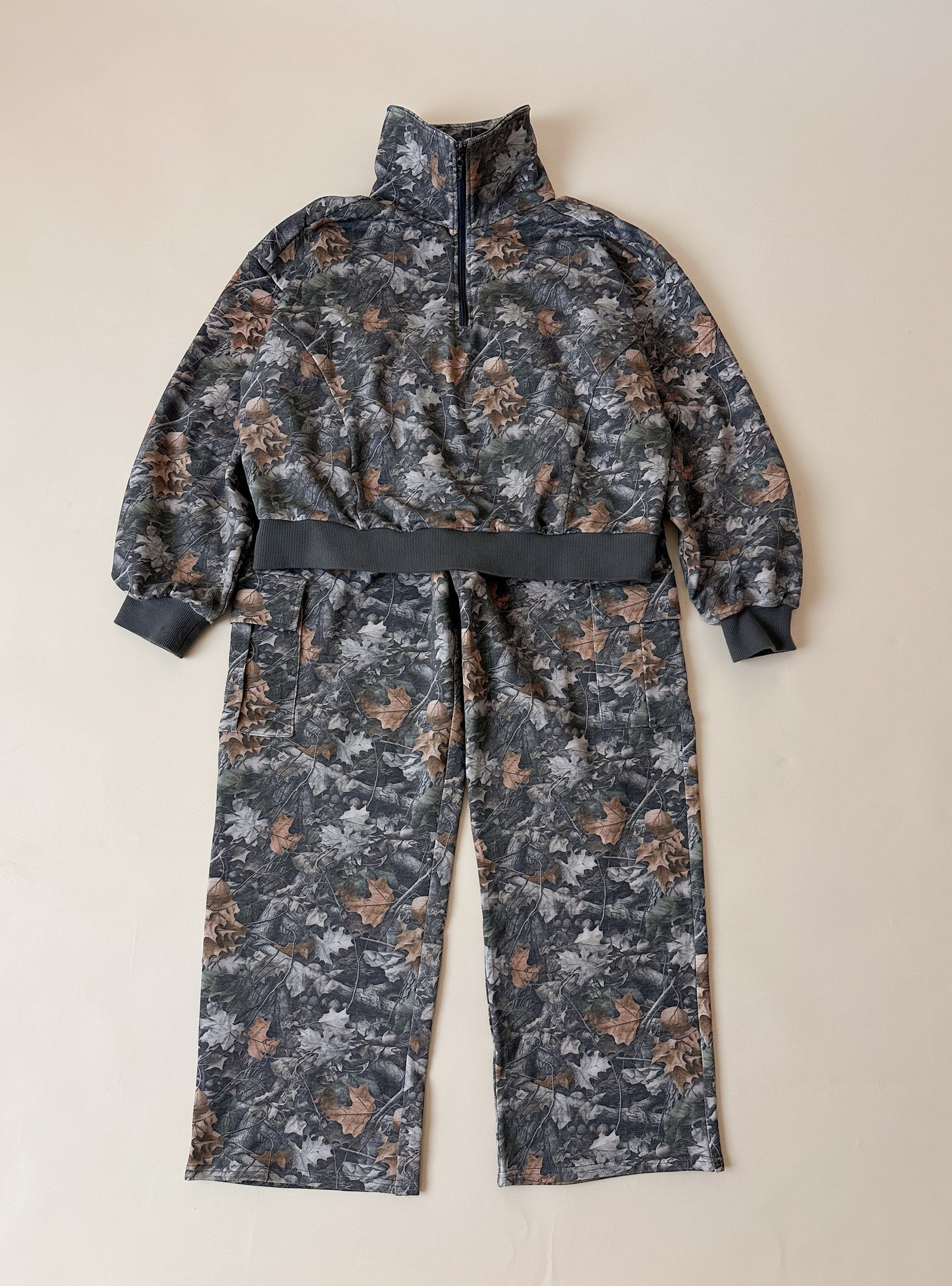 Adult Camo Half Zip