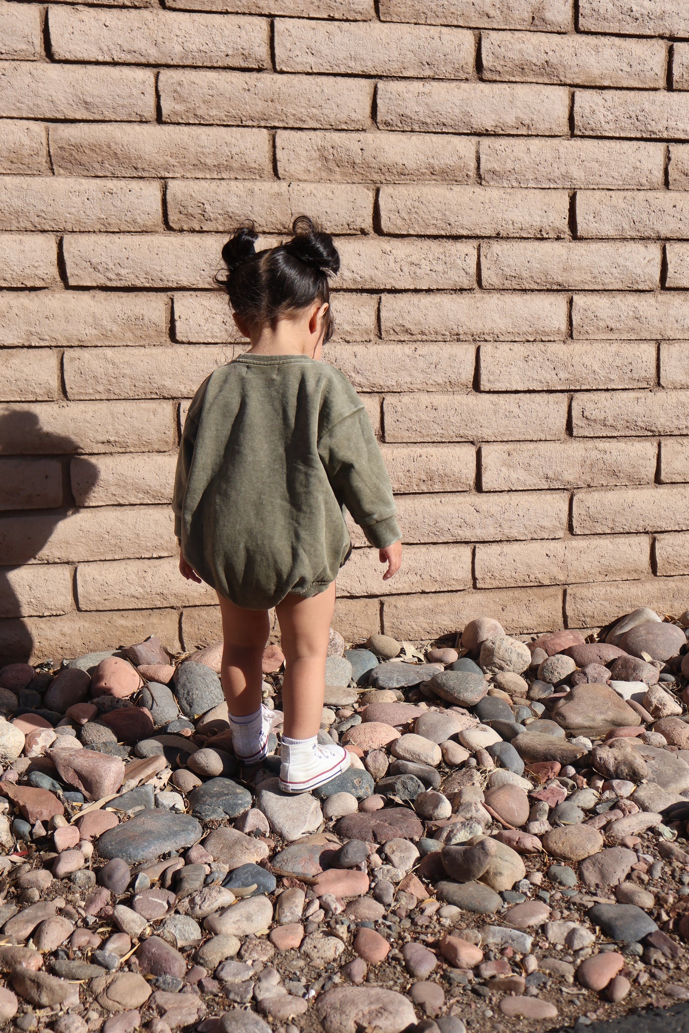 Vintage Sweatshirt Bubble Romper