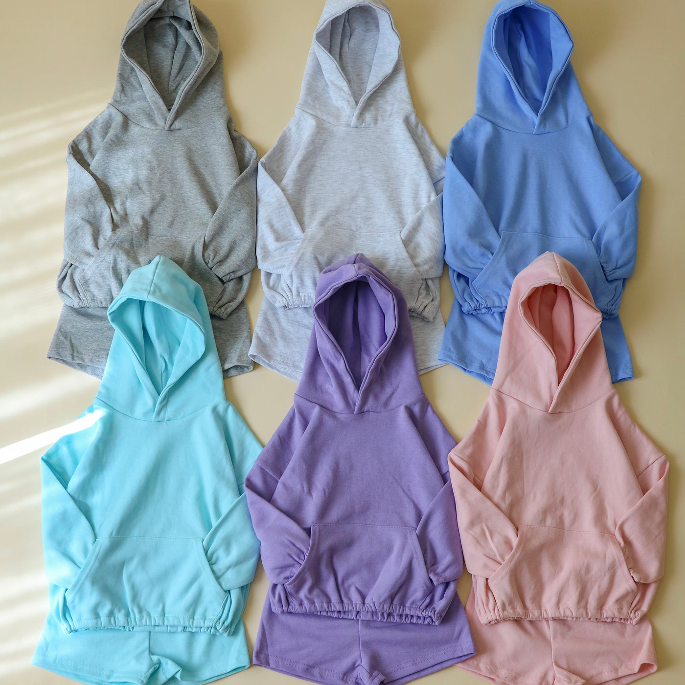 Hoodie Short Sets