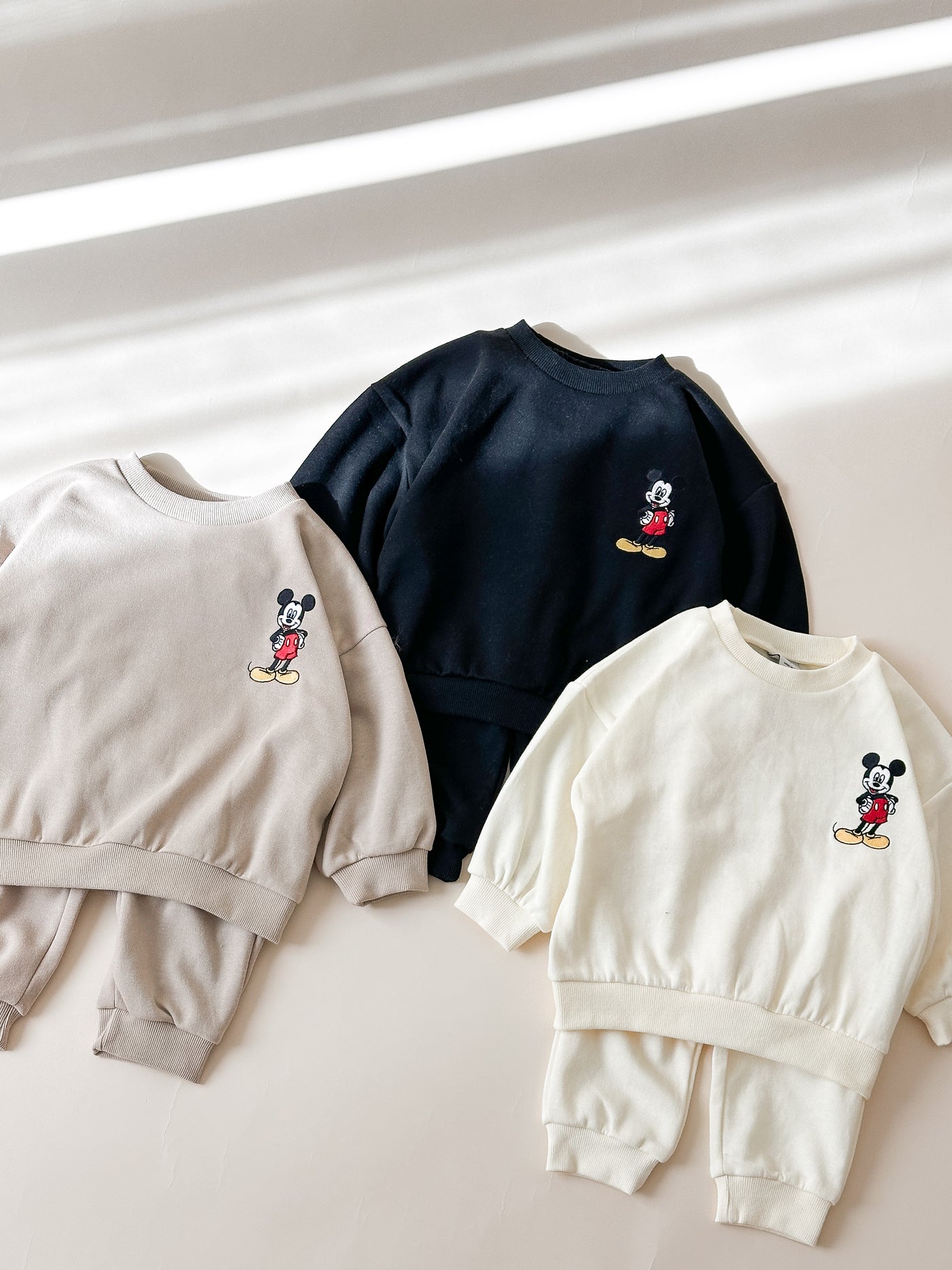 Mickey Embroidered Set