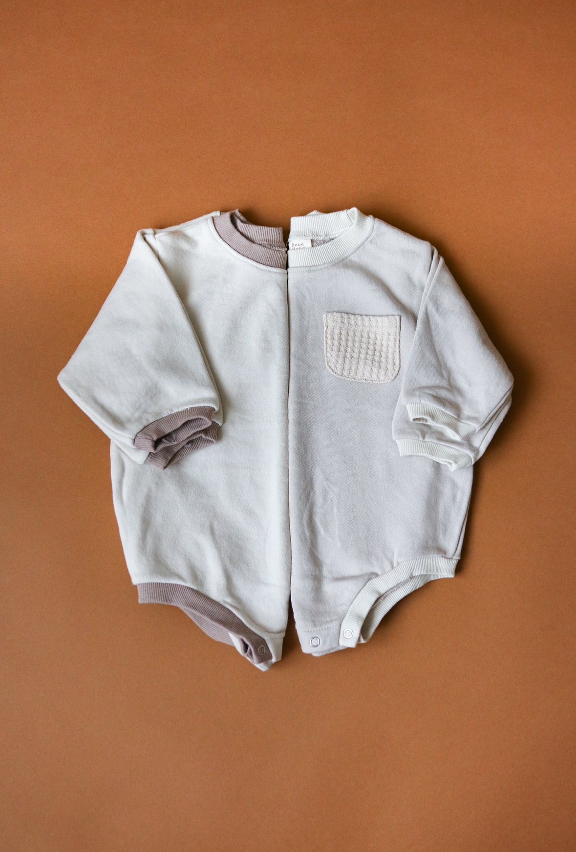 Pocket Sweatshirt Bubble Romper