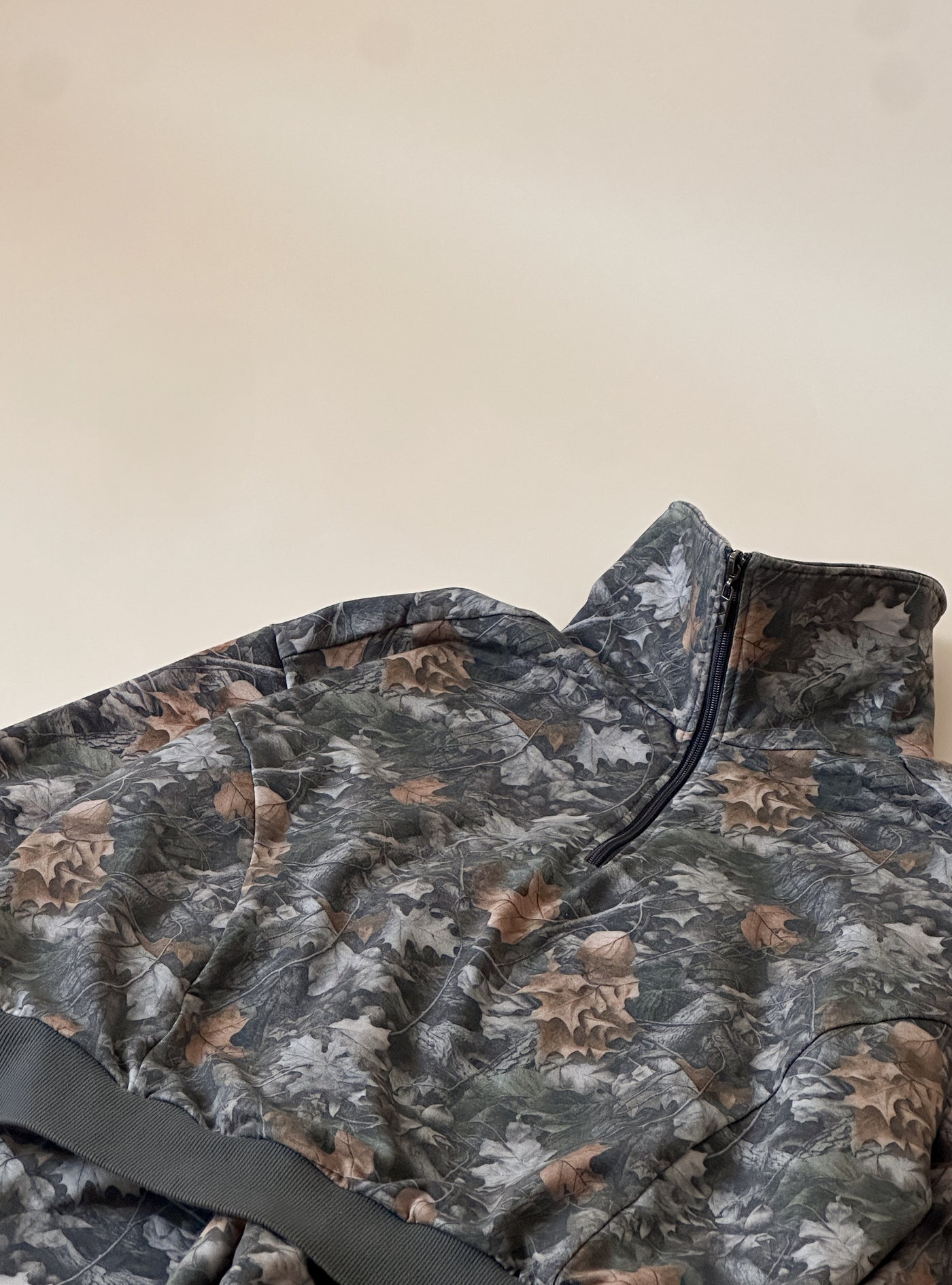 Adult Camo Half Zip