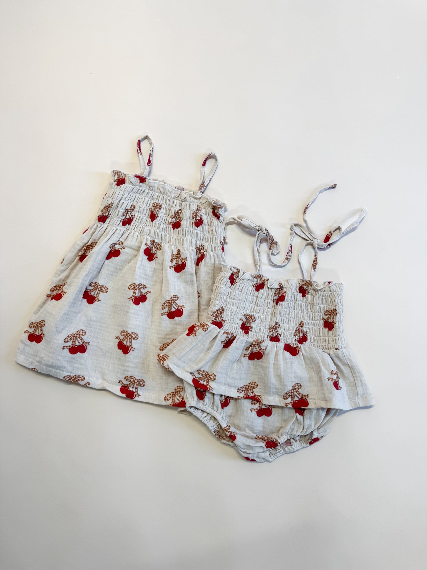 Printed Smocked Dress