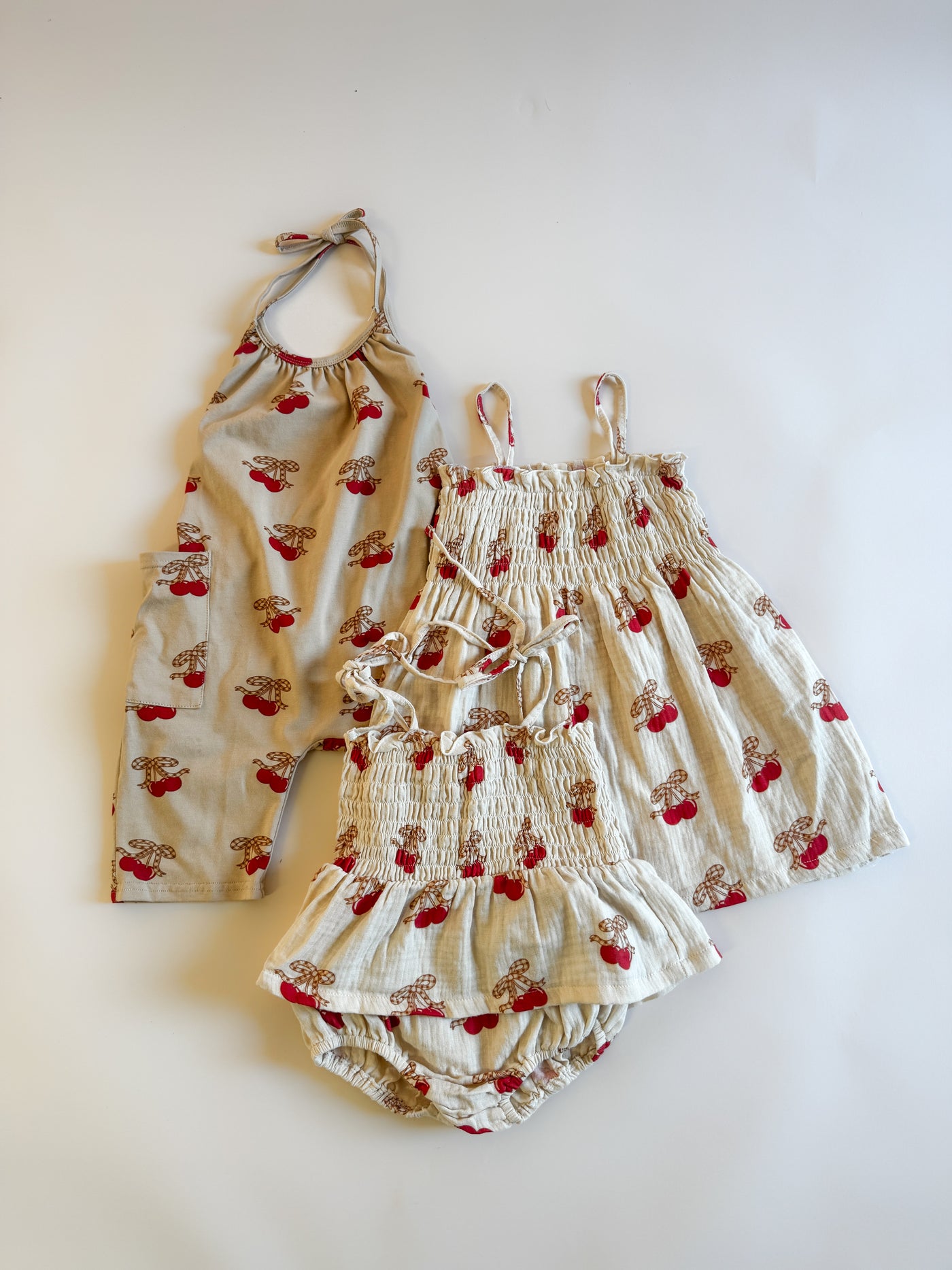 Printed Smocked Dress