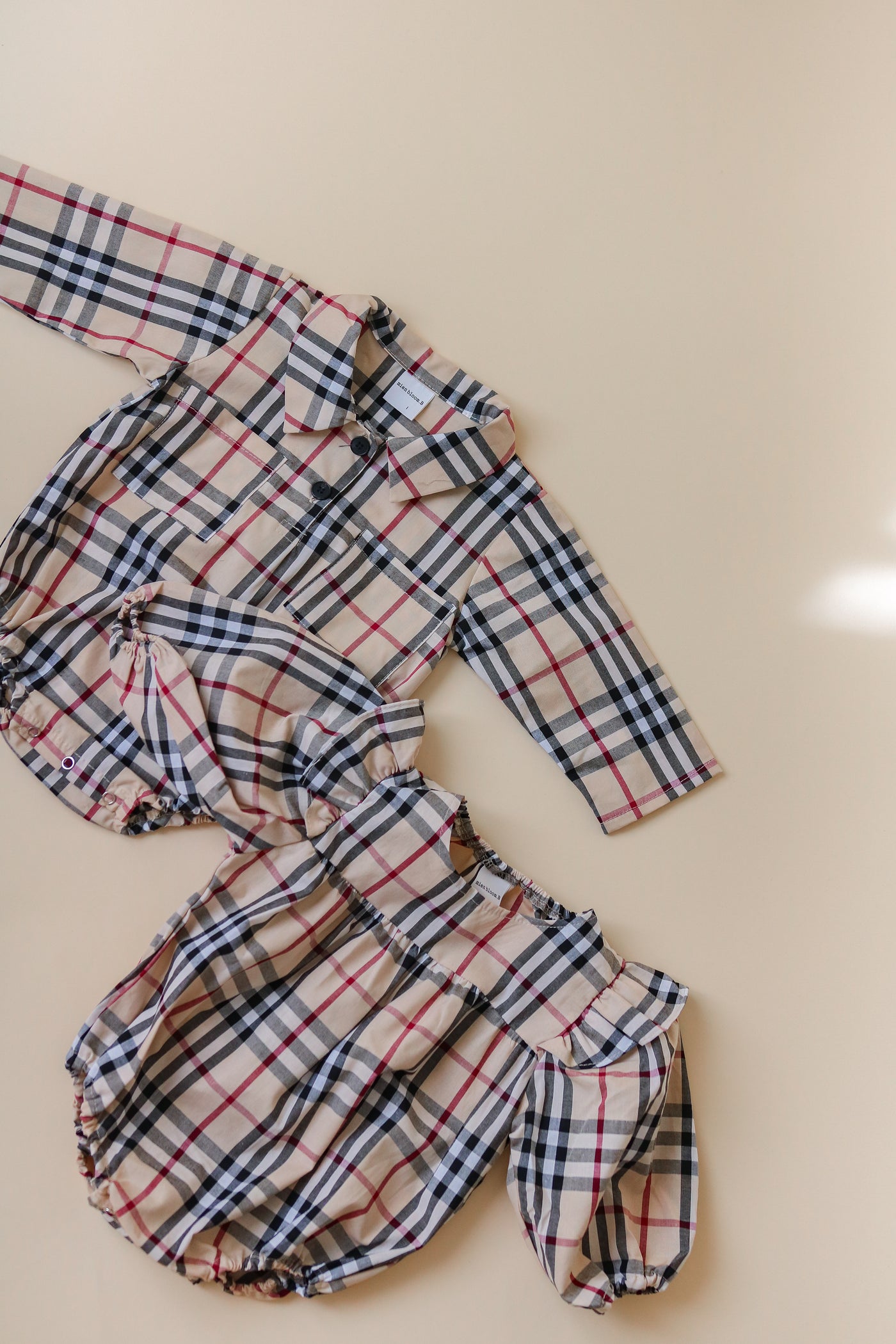 Vintage Check Romper