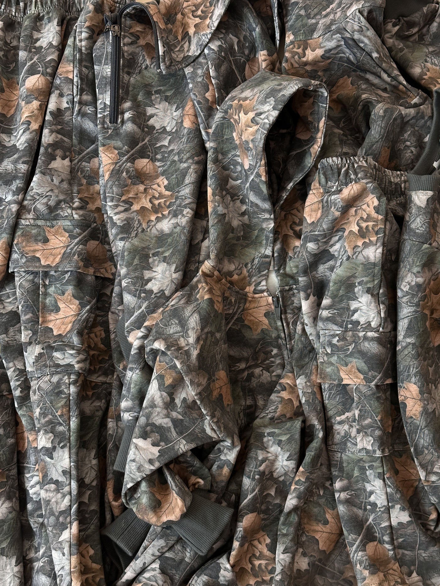 Adult Camo Half Zip