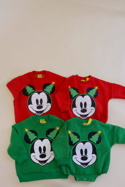 Mickey Christmas Tree Romper | Sweatshirt