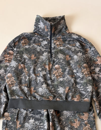 Adult Camo Half Zip