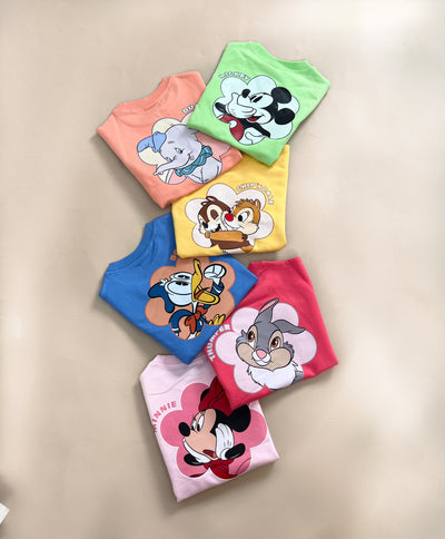 Mickey Friends Character Tshirt Set