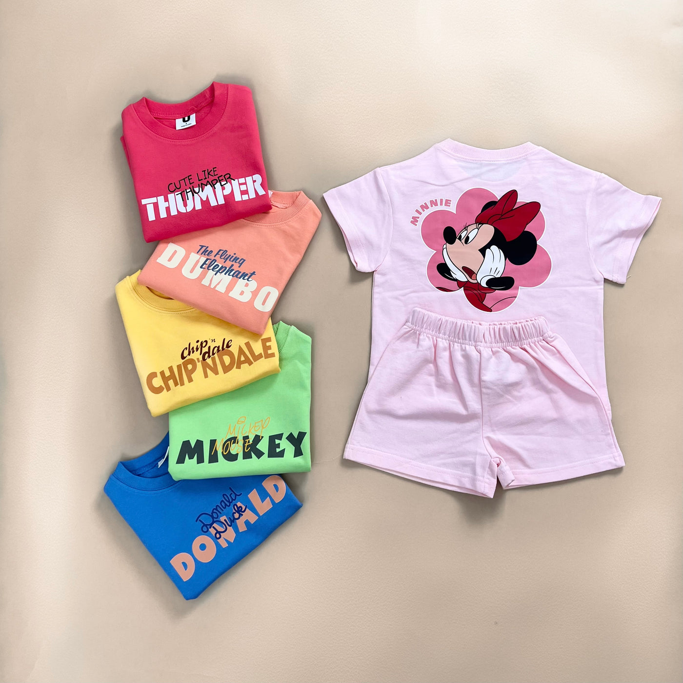 Mickey Friends Character Tshirt Set