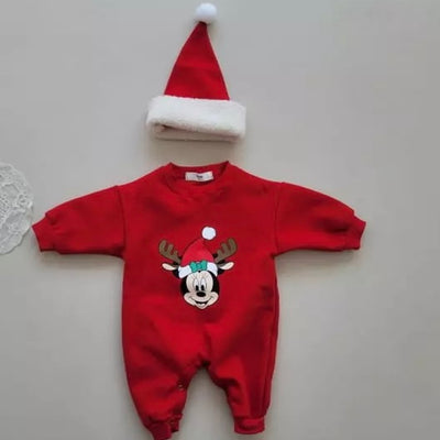 Disney Christmas Jumpsuit w/ Hat