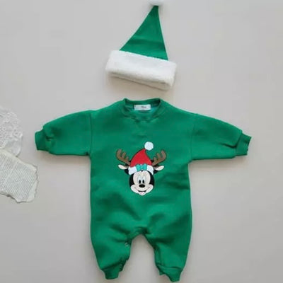 Disney Christmas Jumpsuit w/ Hat